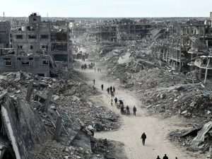 Photo Credit: Aftermath, Rafah, Gaza Strip, 21 January 2025. Doaa Albaz/ActiveStills Photo Collective